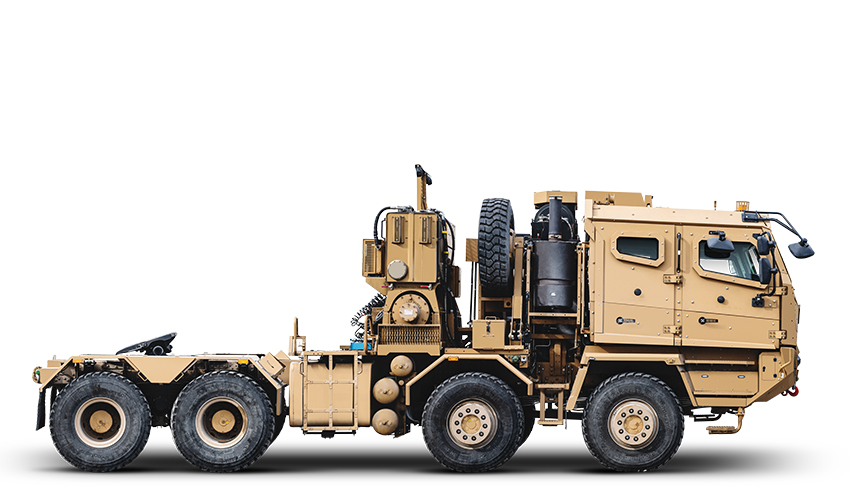 ZEYBEK 8X8 ARMORED TANK TRANSPORTER VEHICLE