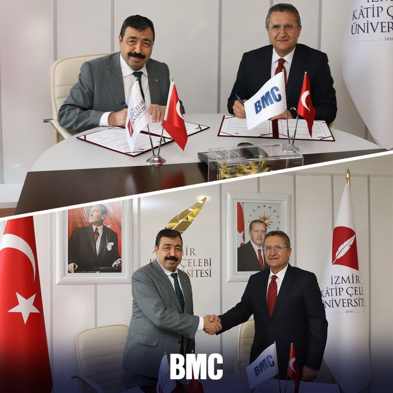 BMC ve İZMİR KATİP ÇELEBİ ÜNİVERSİTESİ ARASINDA İŞ BİRLİĞİ ANLAŞMASI İMZALANDI